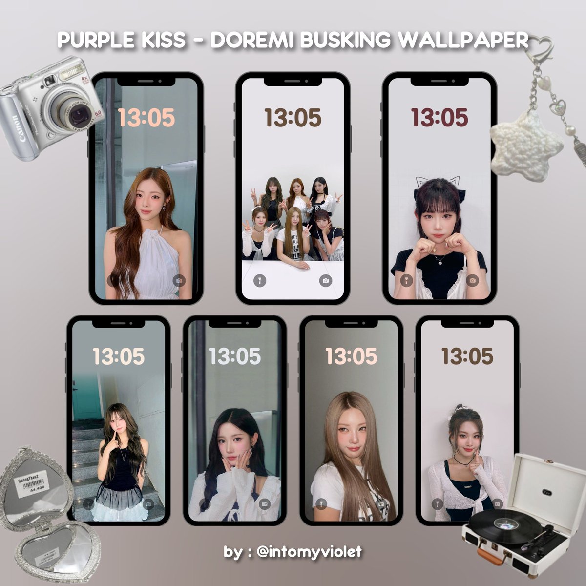 intomyviolet's tweet photo. Wallpaper : Purple Kiss - Doremi Busking 🤍🖤♬˚₊‧

#퍼플키스 #PURPLE_KISS #I_Miss_My #DOREMI https://t.co/3VwvXF0iwL