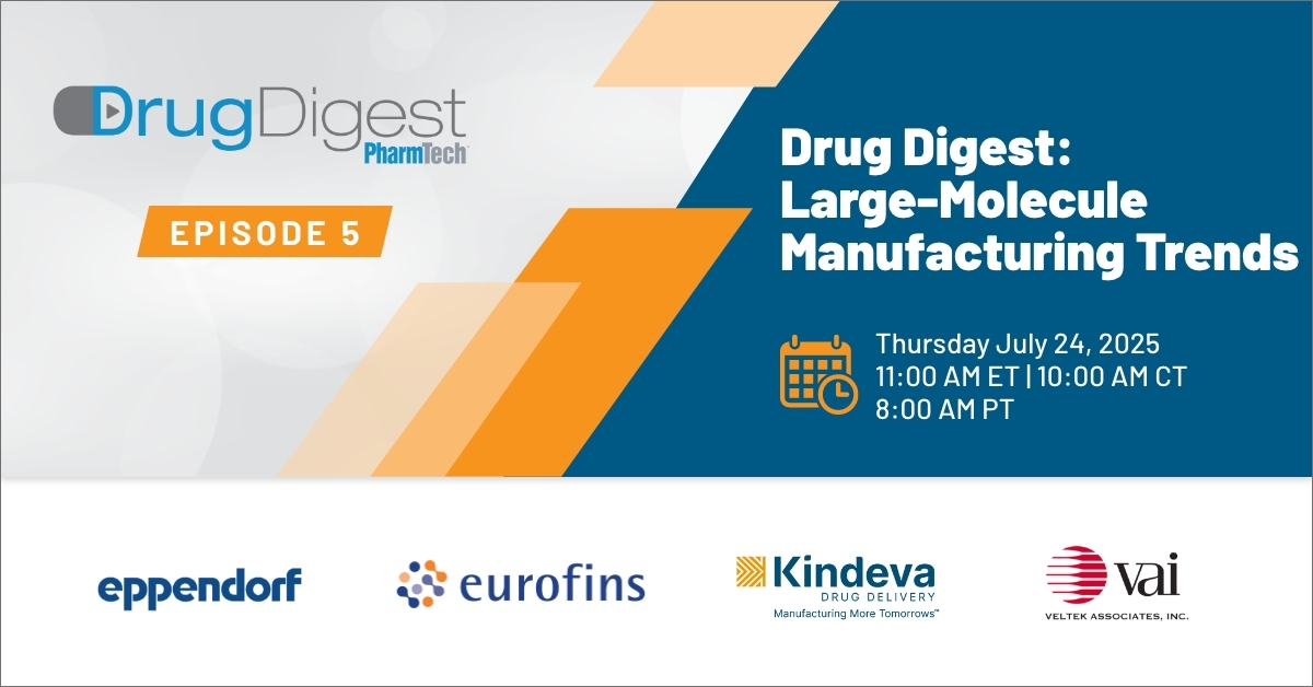 PharmTechGroup's tweet image. Discover current trends, identify key strategies to accelerate early-phase development, share approaches to speeding up timelines for even the most complex formats, and look into the future of advancements in large-molecule manufacturing.
Register now: hubs.li/Q03w5KqP0