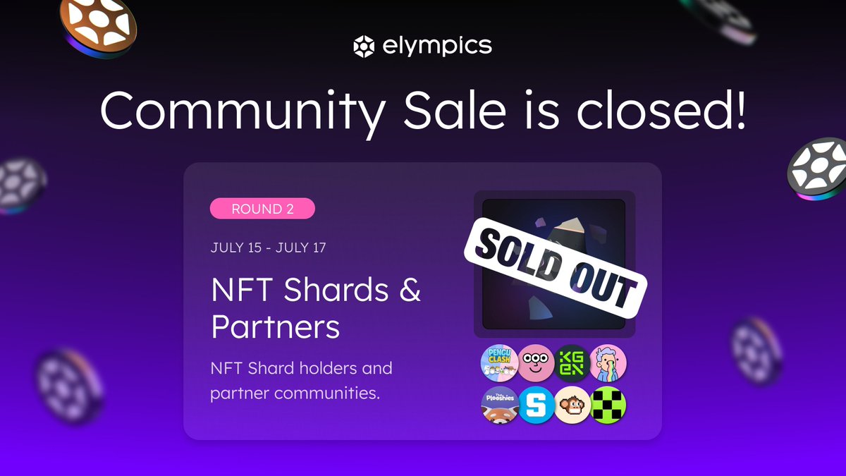 < Web3 Gaming is DEAD? > 

-> Well not for <a href="/elympics_ai/">Elympics</a> 🔥

They just SOLD OUT a 500k Community Presale

What was their secret?
Huge partnerships with TOP tier IPs Like Pudgy Penguins, Doodle and even Flappy Bird

They have in plan to make $ELP sustainable

TGE Really soon 👀