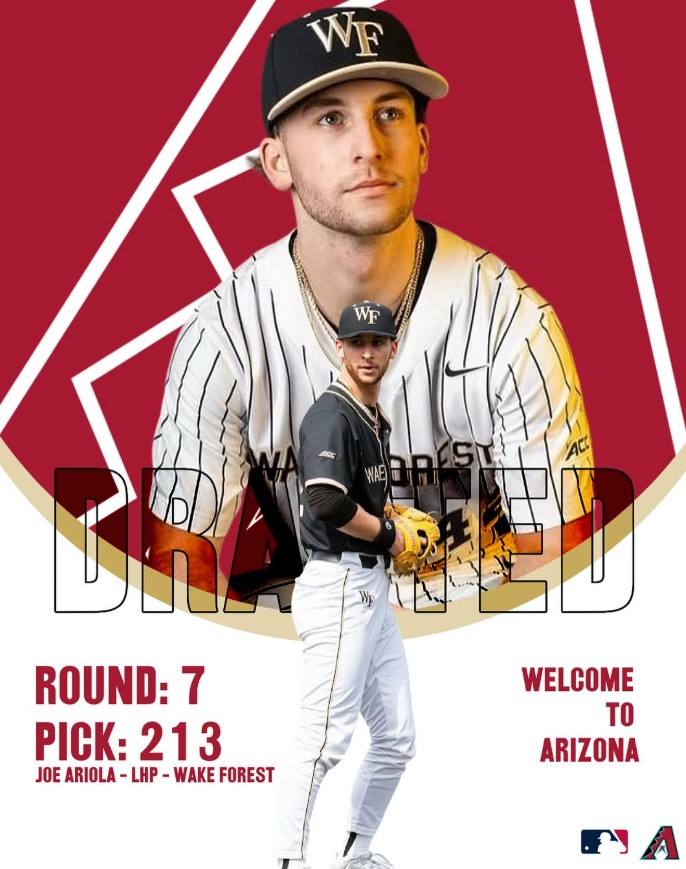 JoannAriola32's tweet image. I could not be more proud of my nephew, Joe, who was drafted by the Arizona Diamondbacks this week!
I cannot wait to watch him play in the Big Leagues! Congratulations Joe!
@MarkCHealey I eagerly await your review 😋