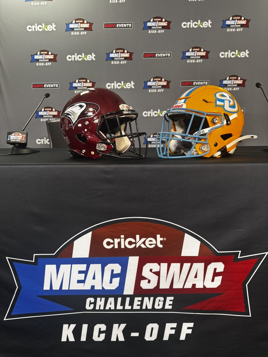 HBCU Gameday (@hbcugameday) on Twitter photo The 20th <a href="/MEAC_SWAC/">Cricket MEAC/SWAC Challenge</a> press conference is about to kick off. We got boots on the ground. The 20th <a href="/MEAC_SWAC/">Cricket MEAC/SWAC Challenge</a> press conference is about to kick off. We got boots on the ground.