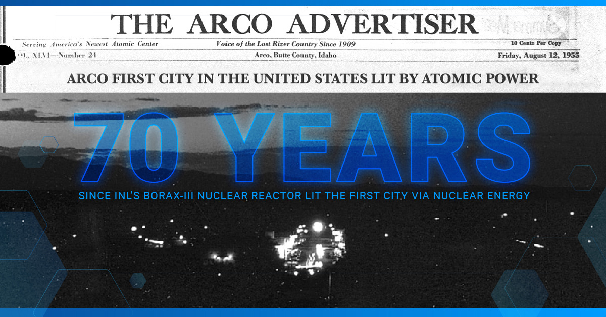 INL's tweet image. 70 years ago today, @Argonne's (now @INL) Boiling Water Reactor Experiment No. 3 supplied power to Arco, #Idaho, making it the world's first city powered by a #NuclearReactor.💡⚛️
This achievement paved the way for the use of #nuclear energy globally.
🔗inl.gov/history/52-rea…