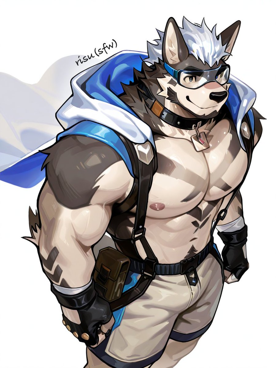 #furry #wolf #beenic <a href="/chnyntng_furry/">枫</a> 給的詞，很挺好看的