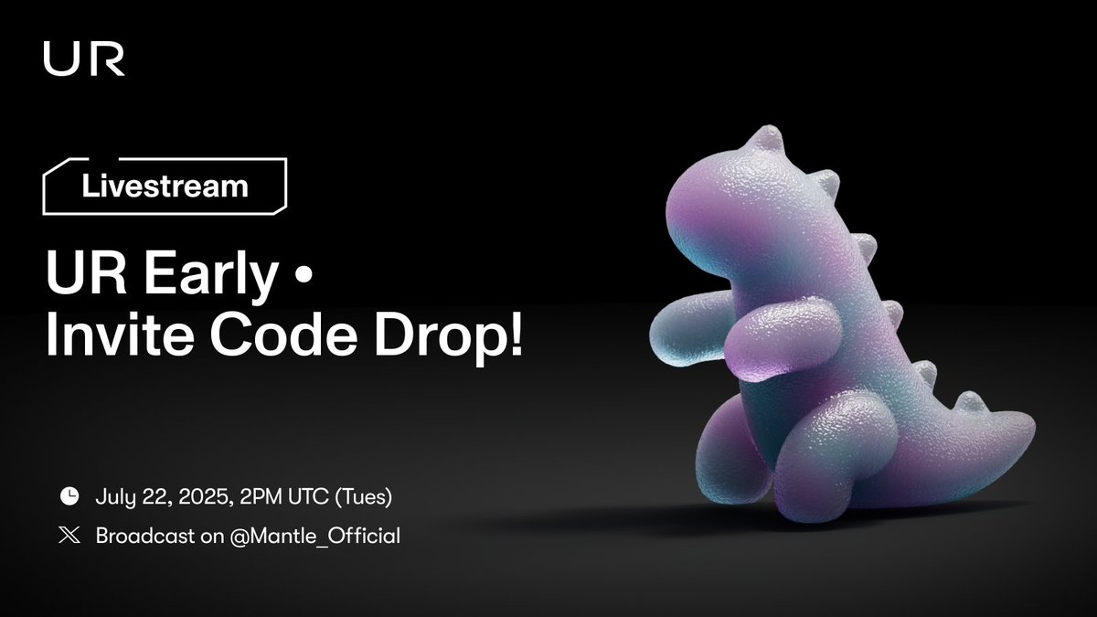 Want more UR codes? We got you.

We’re dropping fresh codes on our livestream July 22 at 2PM UTC — right here on X.

Plus, the first 10 to roar back with a 🦖 in the replies get early access before the stream.