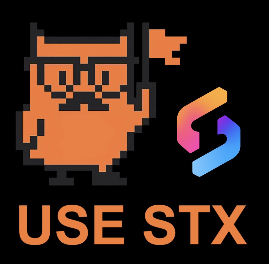 We are proud to announce that we are taking part in the 'USE STX' <a href="/Stacks/">stacks.btc</a> x @DeorganizedBTC campaign

Contest 1: 5 winners - 50 $STX each

To enter;

- Like &amp; RT this post
- Reply with your favourite ticker
- Tag the project

Details on Contest 2 below 👇