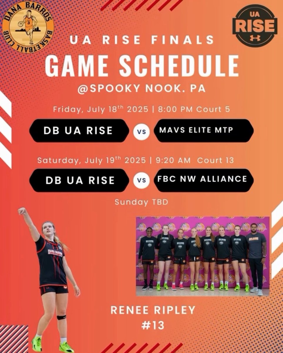 Locked in for UA Rise Finals! Catch DB at Spooky Nook this weekend! #UARise