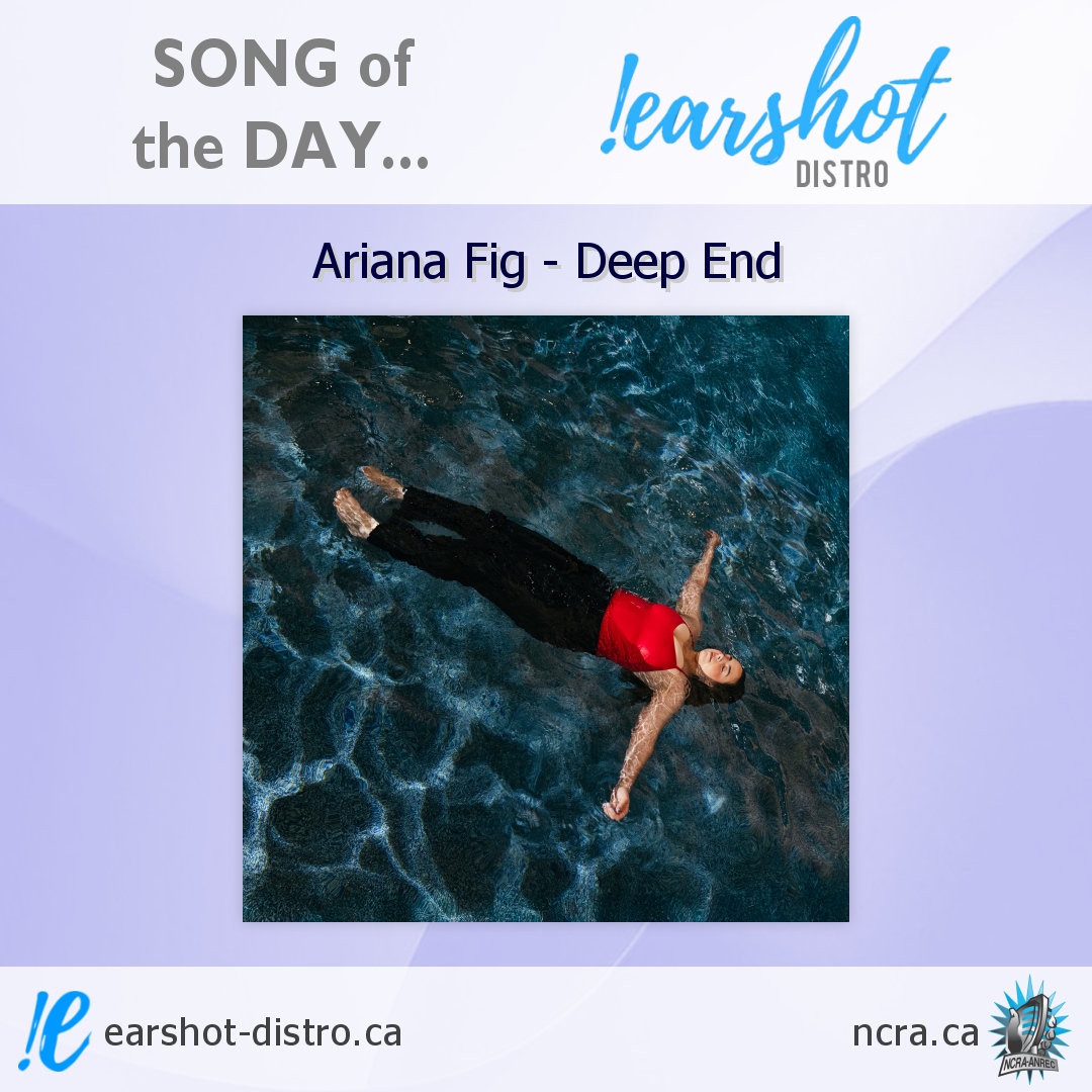 Our #EarshotSongOfTheDay is 'Deep End' by Ariana Fig - a smoothly hooky alt pop track laying out the acute challenge of dealing with a big change, from this #Hamilton singer songwriter.

More: arianafig.ca
#earshotdistro #musicdistro