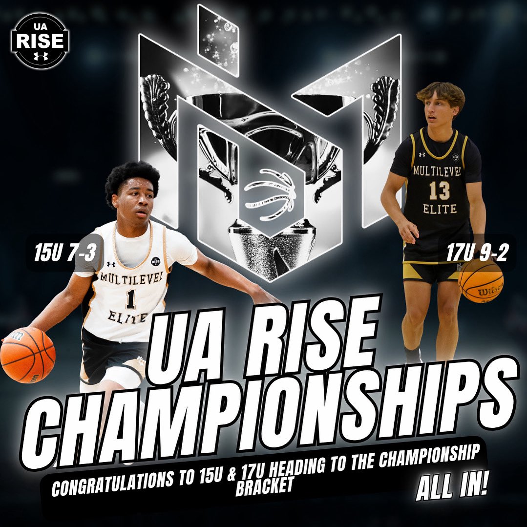 Extremely proud of our 3 UA Rise teams! Congratulations to our 15u and 17u for qualifying for the Championship Bracket in Chicago this weekend. Our 16u missed it by 1 game but got the number 1 seed in the Silver Bracket! Round 1 for all of our teams start tomorrow and our boys