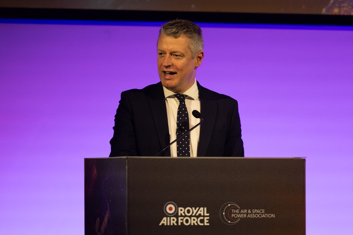 DefenceHQ's tweet image. Defence Minister @LukePollard addressed the #GlobalAirSpaceChiefs conference today, calling for greater integration and innovation amongst allies, partners and industry.