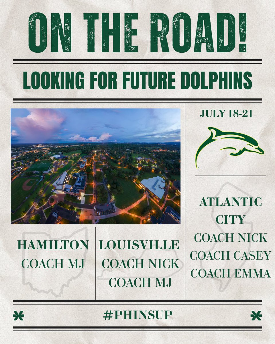 From tarmac to tip-off, Le Moyne WBB is on the move! 
#PhinsUp