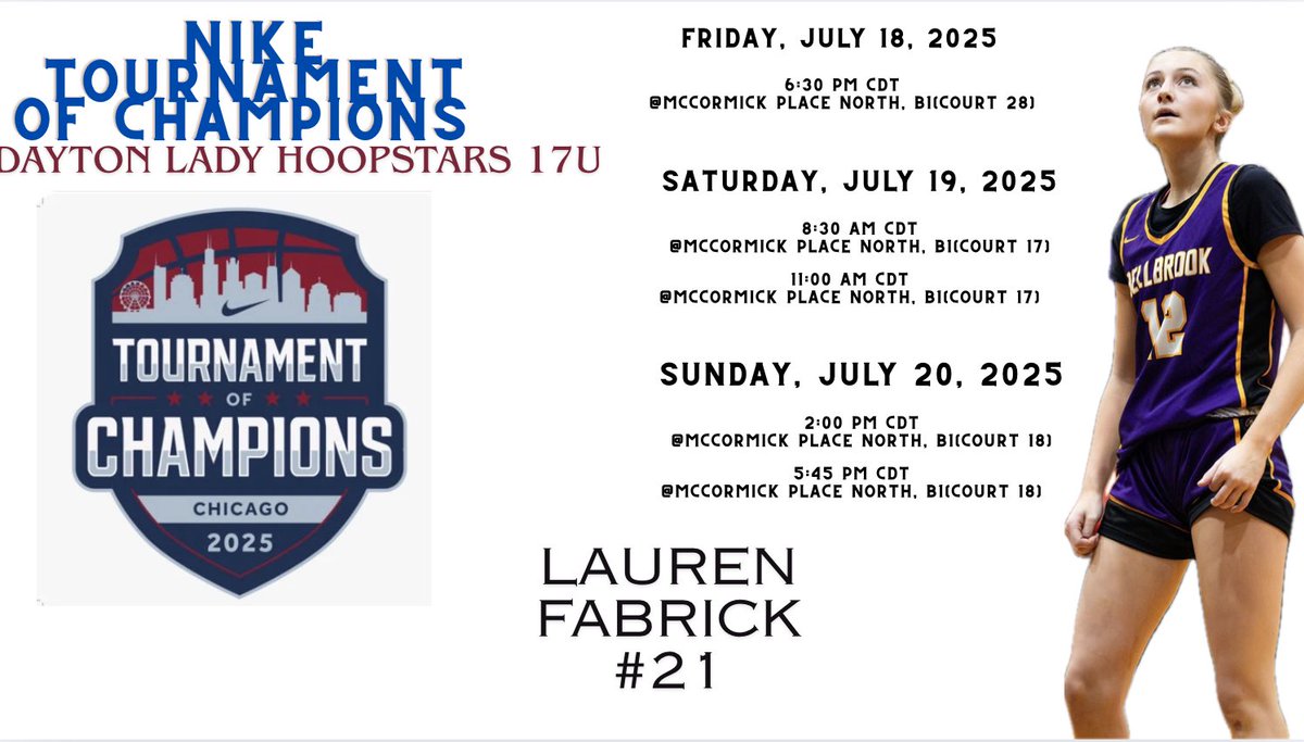 Come check DLH 17U at the Nike tournament of champions!! <a href="/DLHPremier/">DLH Premier</a> <a href="/DLHoopstars/">DAYTON LADY HOOPSTARS</a>