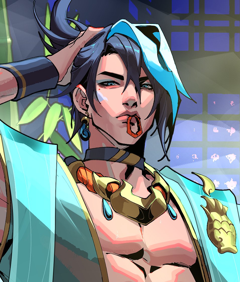 Spirit Blossom Springs Aphelios in Hades' style