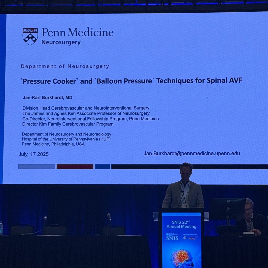 JNIS_BMJ's tweet image. Dr. Jan-Karl Burkhardt discusses pressure cooker and balloon pressure techniques for spinal AVFs #SNIS2025 @SNISInfo @esmintsociety @cvsection
@fcalbuquerque51 @dr_mchen @DanniDiestro @MattAmansMD @ducruetaf
@MattFusco_MD @DrAltschul @cruzcerebri @niko_mou @aliyasiddiqui04