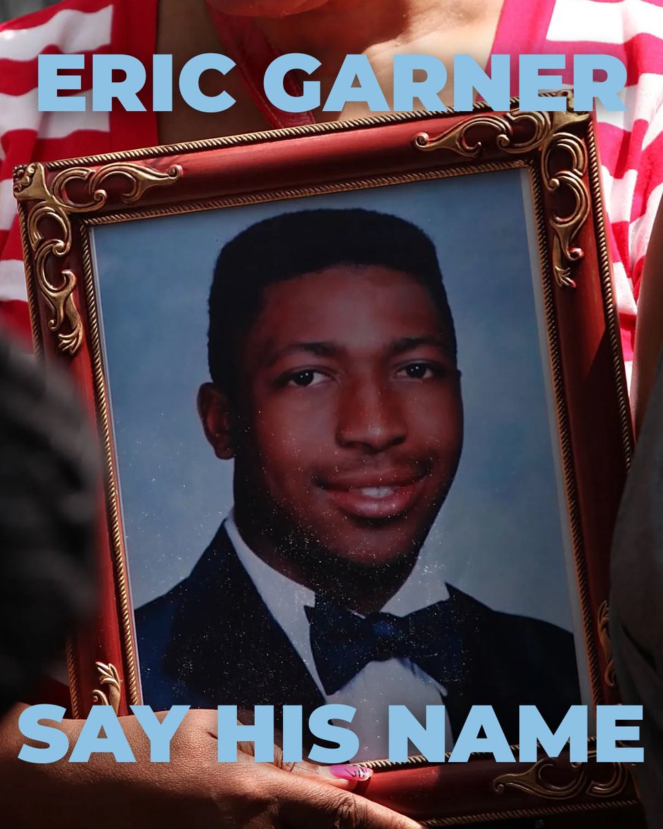 RepLaMonica's tweet image. Eleven years ago, Eric Garner’s life was stolen. He should be here today.
We must be unrelenting—it is time to pass the George Floyd Justice in Policing Act. Injustice can not be allowed to take another Black life.