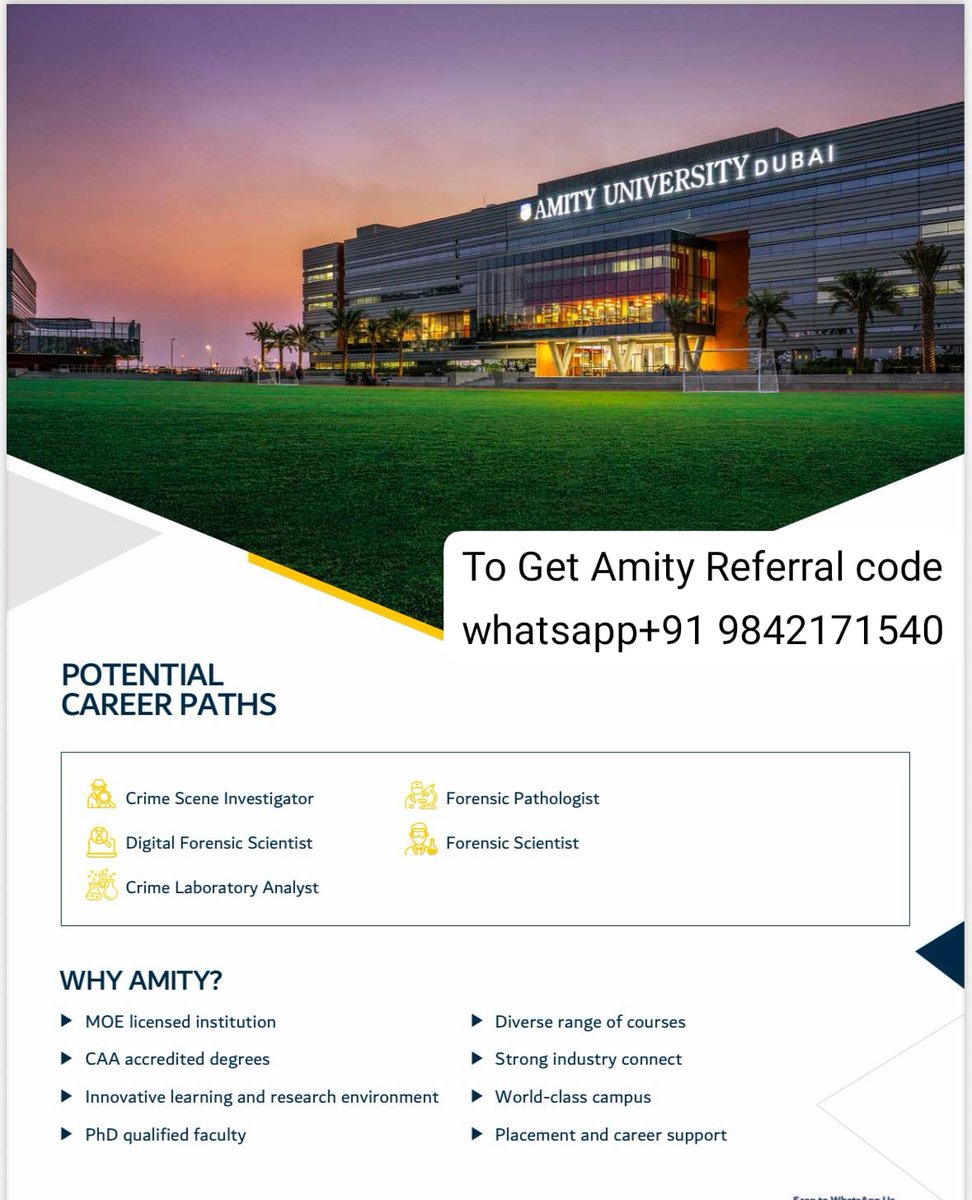 Amity University tweet media