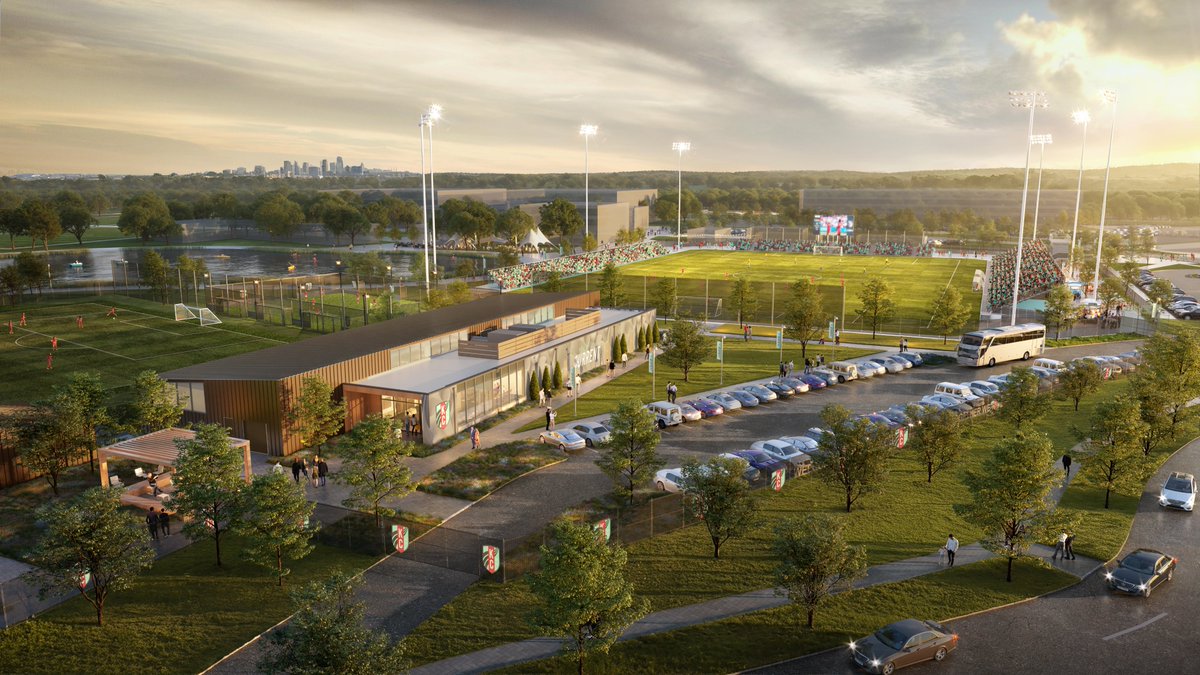 thekccurrent's tweet image. Setting the global standard for women’s sports 🙌
KC Current announces groundbreaking of Riverside Stadium, a new Performance Center and pitch expansion as we continue our investment in women’s football.