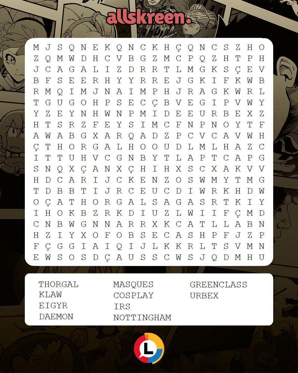 allskreen's tweet image. Saurez-vous retrouver les 10 séries du Lombard disponibles sur Allskreen dans cette grille ? 🤔 

Dites-nous votre résultat en commentaire avec votre meilleur temps ! ⏱️ 💬  

Retrouvez ces séries au format #webtoon sur #Allskreen ! (le lien est dans la bio) 

📚​ Éditées par…