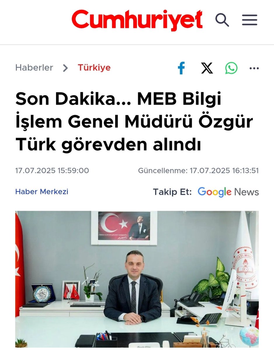 YS_Turkoglu's tweet photo. Milli Eğitim’in “Çakma Profesör” Bakanı!
Ne oldu öyle, görevden almalar falan?
“Geri zekalılara” anlatır gibi anlatırken, herkesin gördüğü skandalı ancak anlayabildin de, kendini kurtarma telaşına mı kapıldın!
Hadi Allah kurtarsın!

@tcmeb @Yusuf__Tekin

https://t.co/sOOmtToEgc https://t.co/iZIH6poHeX