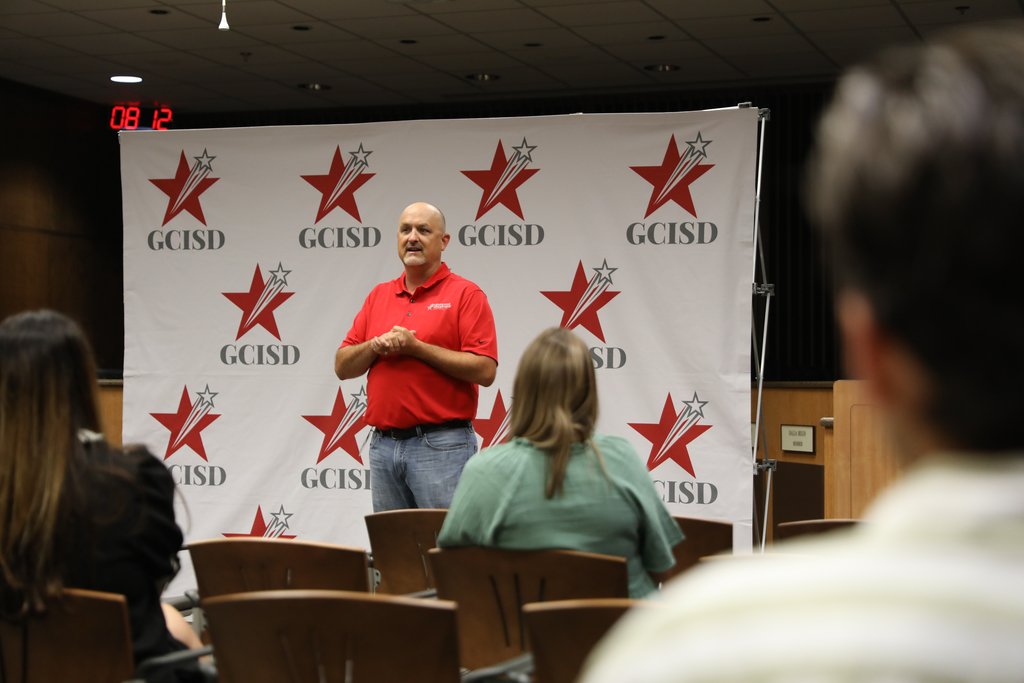 GCISD's tweet image. This morning we had the opportunity to give a warm welcome to more new professional staff. We are excited to have them join the GCISD family! #WeAreGCISD
Check out our career opportunities at: grapevinecolleyville.schoolspring.com