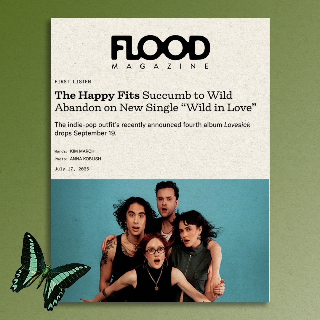 The Happy Fits (@thehappyfits) on Twitter photo HAPPY “WILD IN LOVE” RELEASE DAY 🦋💋❤️ thank you to our friends at <a href="/floodmagazine/">FLOOD Magazine</a> for the amazing premiere - you can now watch the music video exclusively on their website: floodmagazine.com/200093/the-hap… HAPPY “WILD IN LOVE” RELEASE DAY 🦋💋❤️ thank you to our friends at <a href="/floodmagazine/">FLOOD Magazine</a> for the amazing premiere - you can now watch the music video exclusively on their website: floodmagazine.com/200093/the-hap…