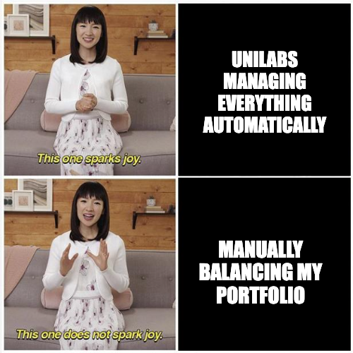 Portfolio peace, brought to you by $UNIL ☮️