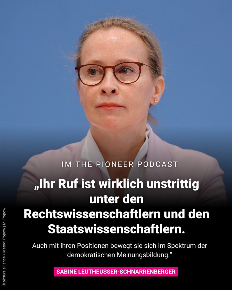 FNFreiheit's tweet image. 🎧 Unsere stellvertretende Vorstandsvorsitzende @sls_fdp war zu Gast im Podcast von @ThePioneerDe!

Im Gespräch mit @FrauAlevDogan ordnet sie die Debatte um die Kandidatur von Prof. Frauke Brosius-Gersdorf für das Bundesverfassungsgericht ein. Sie spricht über die Anforderungen…