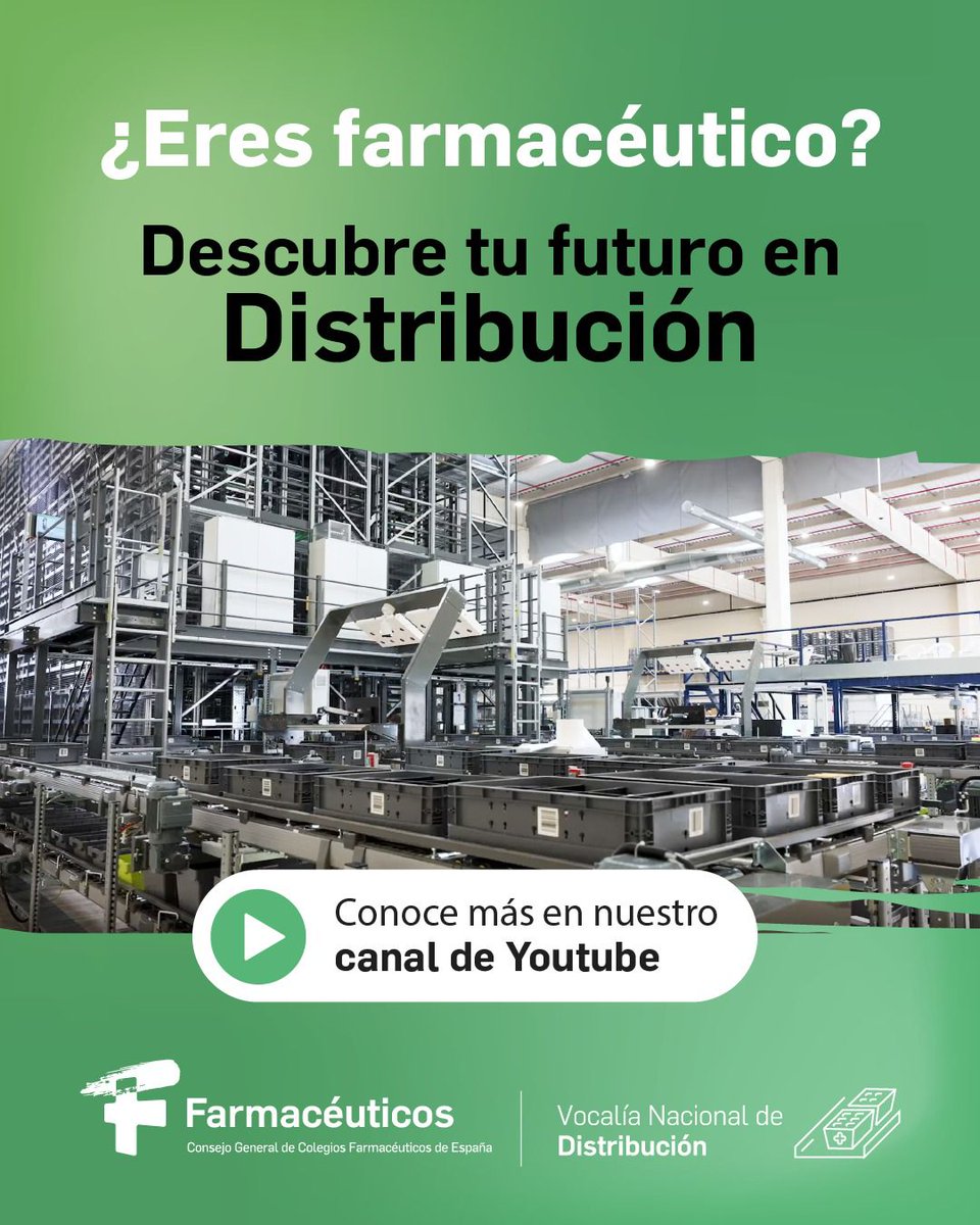 COFCAM. Farmacéuticos de Castilla-La Mancha (@cofcam_clm) on Twitter photo 📦 ¿Sabías que 𝗺𝗮́𝘀 𝗱𝗲 𝟮 𝗺𝗶𝗹𝗹𝗼𝗻𝗲𝘀 𝗱𝗲 𝗽𝗲𝗿𝘀𝗼𝗻𝗮𝘀 𝗮𝗰𝘂𝗱𝗲𝗻 𝗮 𝗱𝗶𝗮𝗿𝗶𝗼 𝗮 𝘂𝗻𝗮 𝗳𝗮𝗿𝗺𝗮𝗰𝗶𝗮 𝗲𝗻 𝗘𝘀𝗽𝗮ñ𝗮?
Todo eso es posible 𝗴𝗿𝗮𝗰𝗶𝗮𝘀 𝗮 𝗹𝗮 𝗱𝗶𝘀𝘁𝗿𝗶𝗯𝘂𝗰𝗶𝗼́𝗻 𝗳𝗮𝗿𝗺𝗮𝗰𝗲́𝘂𝘁𝗶𝗰𝗮: una red invisible pero esencial que 📦 ¿Sabías que 𝗺𝗮́𝘀 𝗱𝗲 𝟮 𝗺𝗶𝗹𝗹𝗼𝗻𝗲𝘀 𝗱𝗲 𝗽𝗲𝗿𝘀𝗼𝗻𝗮𝘀 𝗮𝗰𝘂𝗱𝗲𝗻 𝗮 𝗱𝗶𝗮𝗿𝗶𝗼 𝗮 𝘂𝗻𝗮 𝗳𝗮𝗿𝗺𝗮𝗰𝗶𝗮 𝗲𝗻 𝗘𝘀𝗽𝗮ñ𝗮?
Todo eso es posible 𝗴𝗿𝗮𝗰𝗶𝗮𝘀 𝗮 𝗹𝗮 𝗱𝗶𝘀𝘁𝗿𝗶𝗯𝘂𝗰𝗶𝗼́𝗻 𝗳𝗮𝗿𝗺𝗮𝗰𝗲́𝘂𝘁𝗶𝗰𝗮: una red invisible pero esencial que