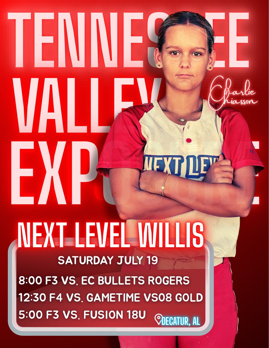 Next Level Willis (@nextlevelwillis) on Twitter photo Headed north 🧭 to Decatur. Tennessee Valley Exposure up next‼️ Check our Schedule ⬇️ #forlarry <a href="/NextLevelWillis/">Next Level Willis</a> Headed north 🧭 to Decatur. Tennessee Valley Exposure up next‼️ Check our Schedule ⬇️ #forlarry <a href="/NextLevelWillis/">Next Level Willis</a>