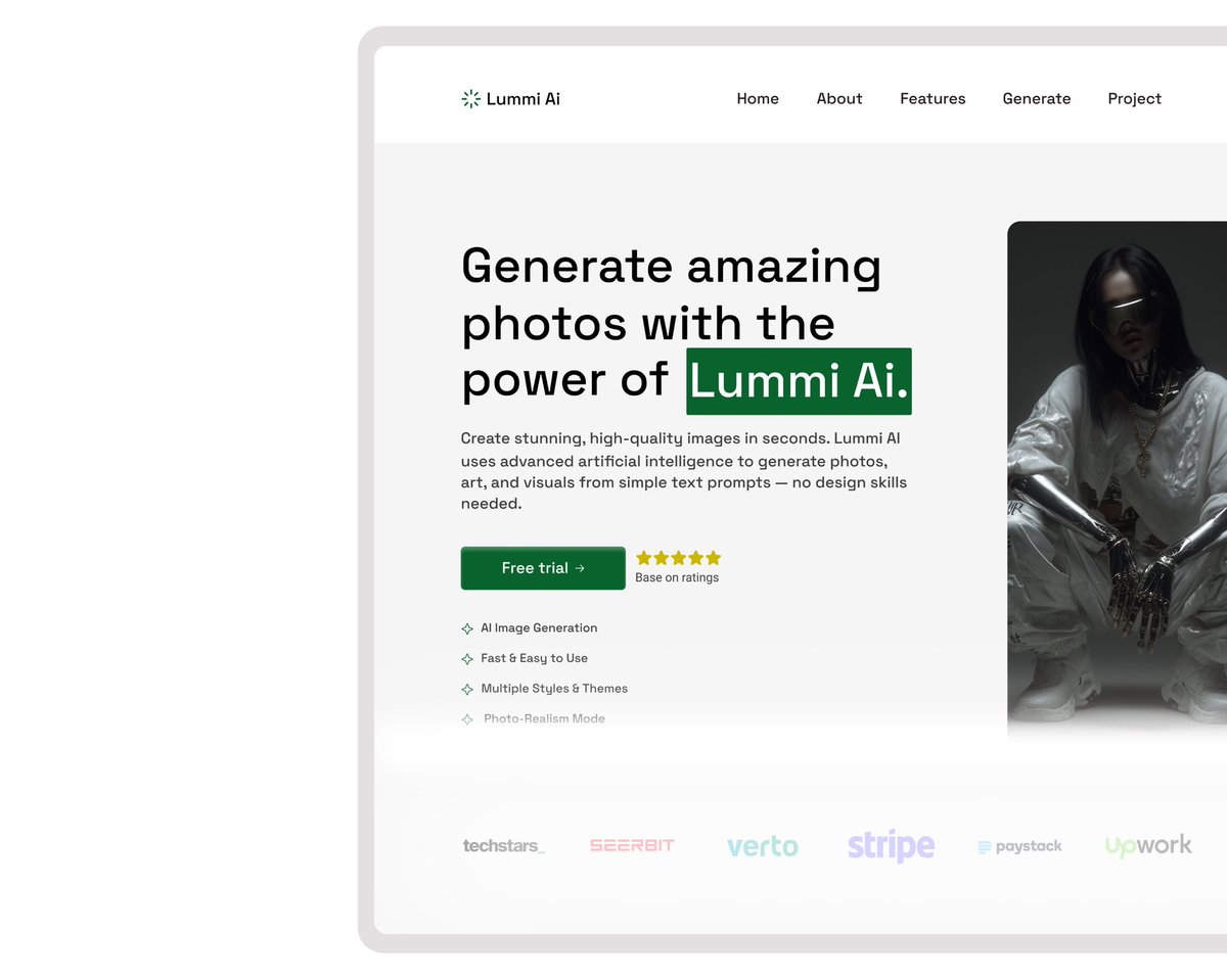 Lummi Ai hero section 🌚
#ui#web#herosection