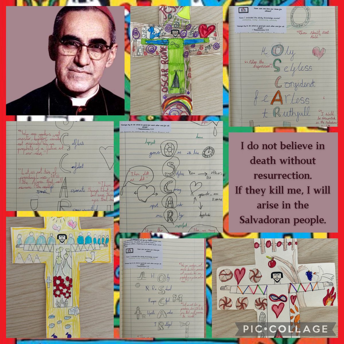 Miss McCaffer (@misscmccaffer) on Twitter photo In RE, Class 6 have been learning about the martyrdom of Saint Oscar Romero and the legacy he left behind. To honour him, we created beautiful Romero crosses with designs inspired by his activism and faith in Jesus #sjsbRE #sjsbclm <a href="/StJosephStBede/">StJoseph StBede RCPS</a> In RE, Class 6 have been learning about the martyrdom of Saint Oscar Romero and the legacy he left behind. To honour him, we created beautiful Romero crosses with designs inspired by his activism and faith in Jesus #sjsbRE #sjsbclm <a href="/StJosephStBede/">StJoseph StBede RCPS</a>