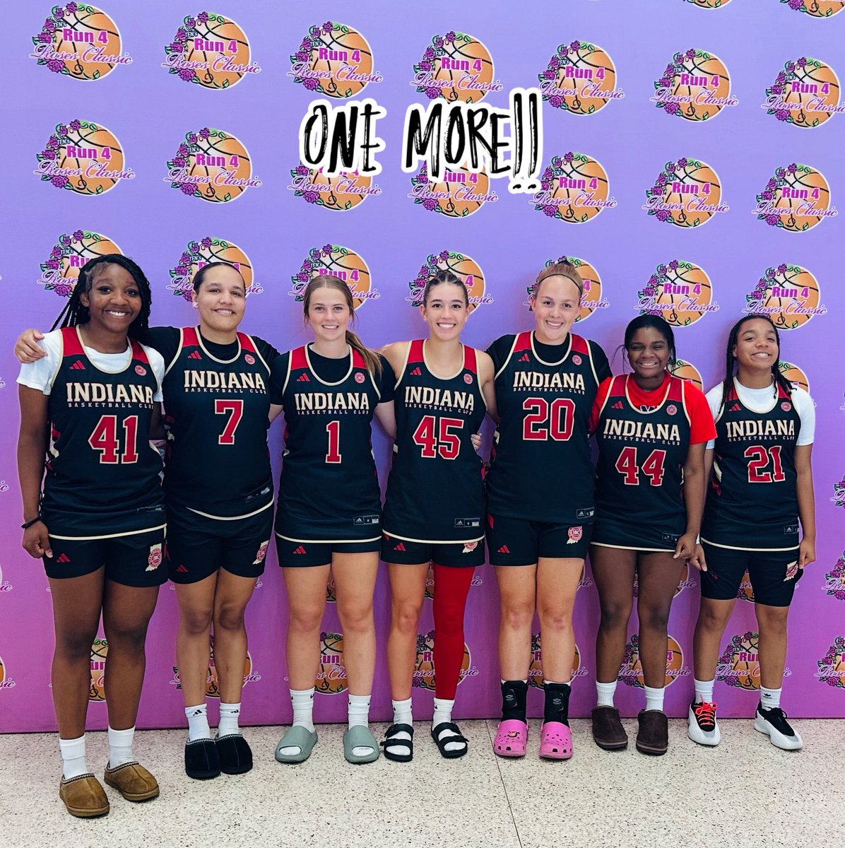 “Strangers become teammates, teammates become friends, friends become sisters, and all together you become one big family!” One more weekend together! Friends for a lifetime. <a href="/IBCWBB/">Indiana Basketball Club</a> <a href="/ProspectShowcse/">Prospect_ShowcaseWBB</a> <a href="/riseupsports1/">Rise Up Sports Media</a> <a href="/TFNsRun4Roses/">TFN's Run 4 Roses</a> <a href="/JrAllStarBB/">Jr. All-Star Girls Basketball</a> <a href="/dawnstaley/">dawnstaley</a> <a href="/PGHIndiana/">Prep Girls Hoops Indiana</a>