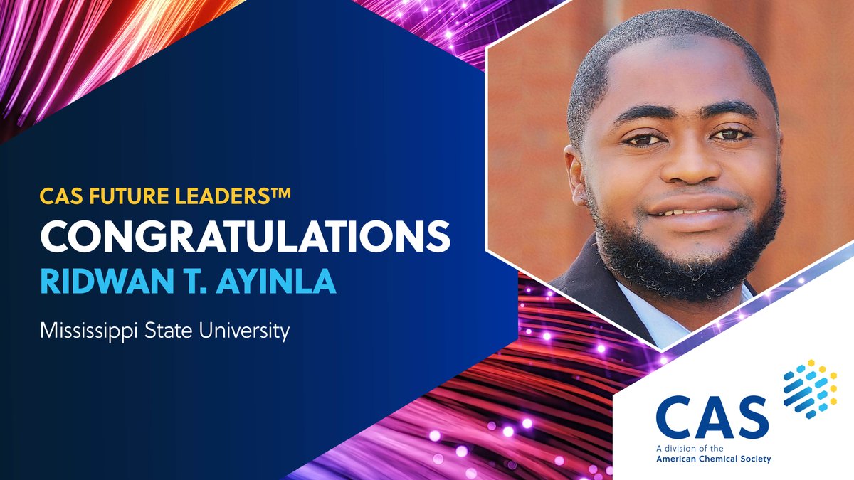 CASChemistry's tweet image. Ridwan is focused on sustainable energy storage systems, including green batteries, microscopy, and supercapacitors. Learn more about @parkaryarn1 and the 2025 #CASFutureLeaders before they arrive in Columbus this August. ow.ly/Xb1W50WprJL