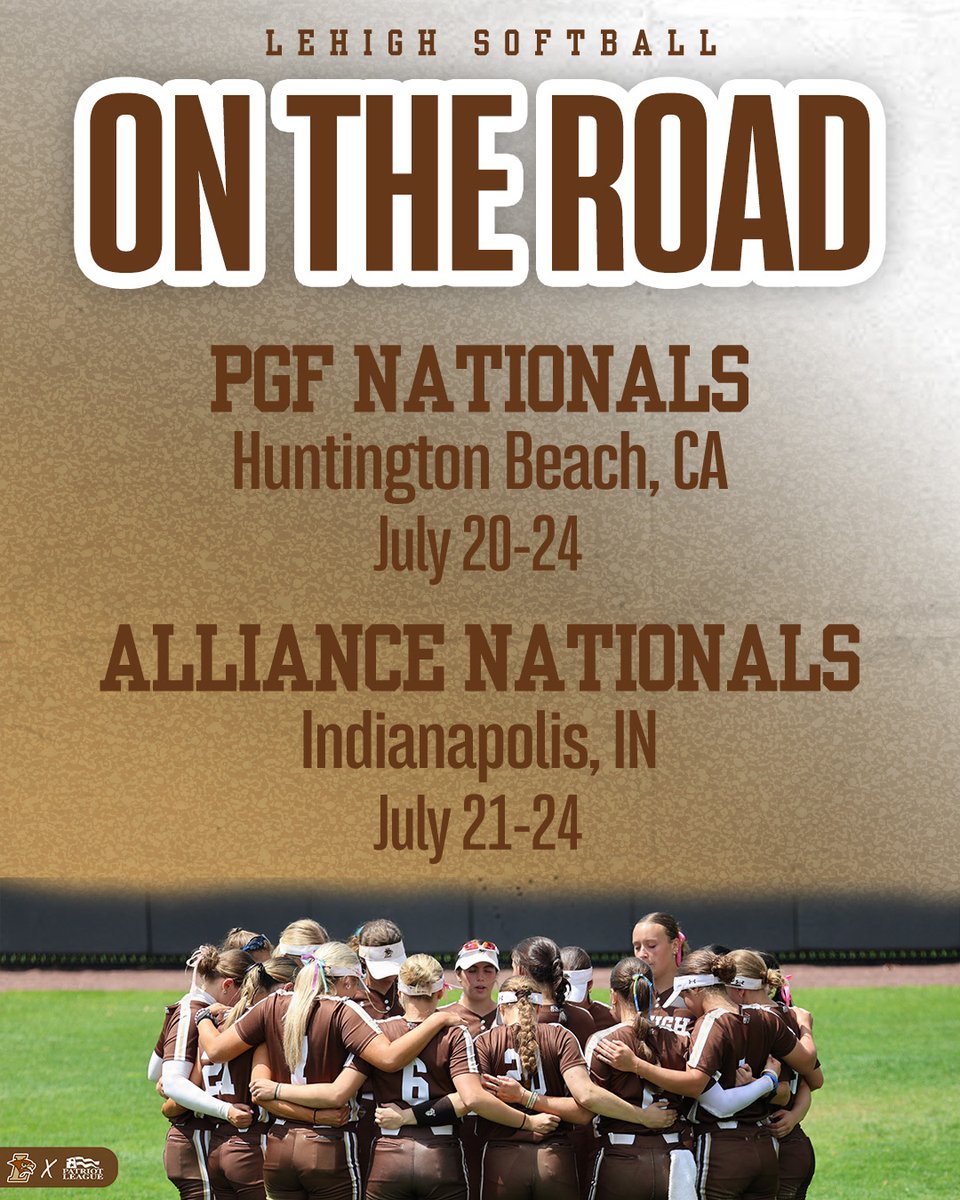 Lehighsoftball's tweet image. Fran Troyan and his staff will be searching for future Mountain Hawks at Alliance Nationals and PGF Nationals! Drop your schedules below.