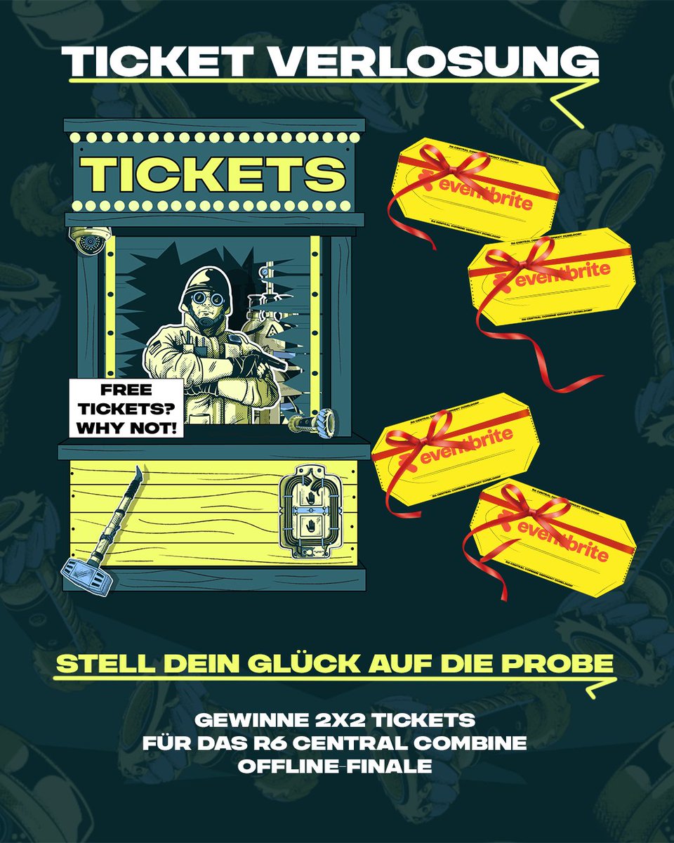 🔥 It's Game Day! 🔥

Wir verlosen 2x2 Tickets für das Finalevent in unseren eigenen vier Wänden bei Ubisoft in Düsseldorf

👍 Like den Beitrag, 🫴 teile ihn und 🫵 markiere die Person, die du mitnehmen möchtest.

#R6Combine