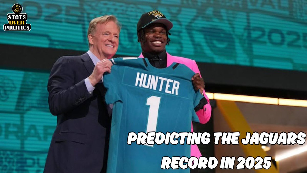 StatsOrPolitics's tweet image. Jacksonville Jaguars 2025 Schedule Prediction is this a make-or-break season for Trevor Lawrence?
youtu.be/x4gSgS8KvXo
#duuuval #TravisHunter #NFL #NFLTwitter #statsoverpolitics #TrevorLawrence #BrianThomasJr