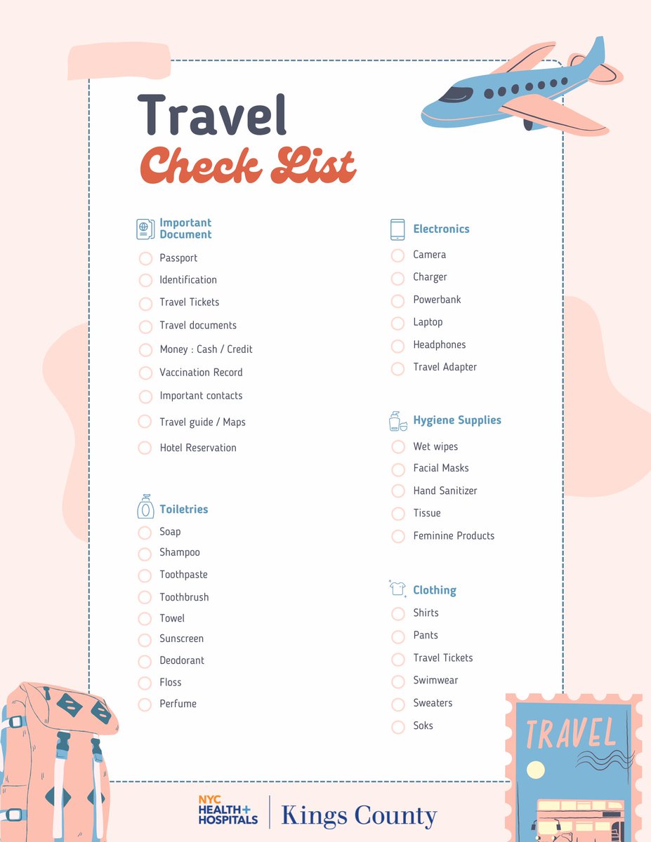 KingsCountyHosp's tweet image. Traveling? Avoid stomach issues by sticking to bottled water & hot cooked food. Pack a simple first aid kit, hydrate well, and rest if you feel off. Being prepared helps you bounce back fast so you can keep enjoying your adventure without missing a beat!