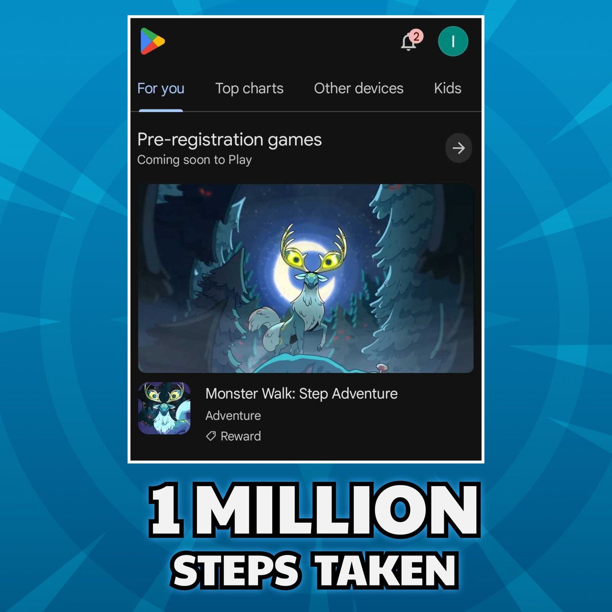 xujennyc's tweet image. 1 million steps taken already.

Blown away by the steps, coverage, and now a @GooglePlay  feature for @PlayMonsterWalk! 

I&apos;ll be at #Gamescom2025 for the first time! DM me if you’ll be there and want an early preview of what&apos;s next, or to join me for a walk and some steps!
