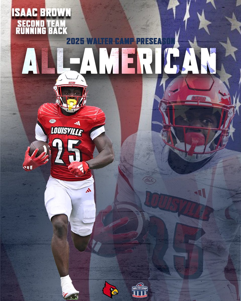 WalterCampFF's tweet image. In case you missed it - the nation's oldest All-America team has selected its 2025 Preseason All-Americans.
Did you know: Former Cardinal QB Lamar Jackson was the Walter Camp Player of the Year in 2016.