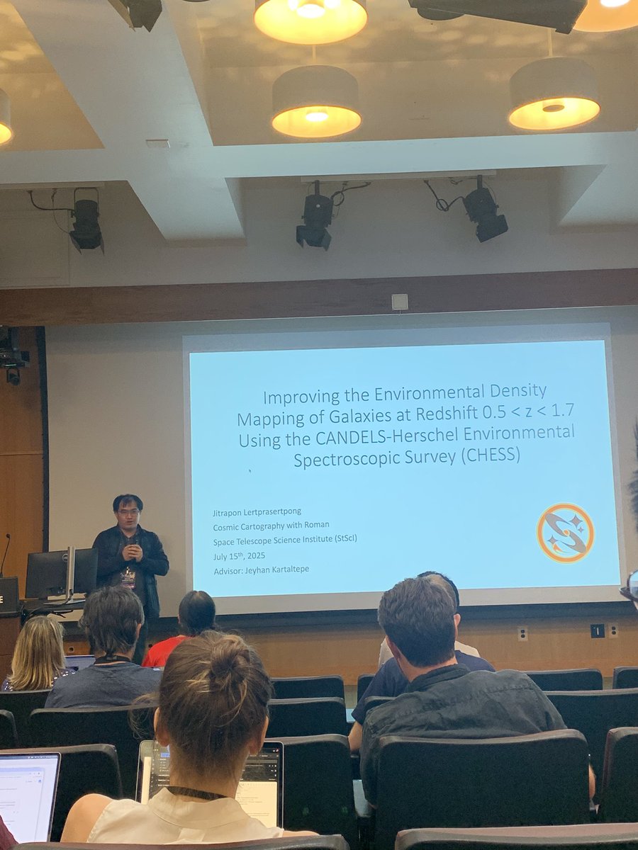 I had an opportunity to present my research at the Cosmic Cartography with Roman Telescope symposium!

I’m glad to be able to share some preliminary results of the CHESS survey with everyone there. 
#RomanCartography