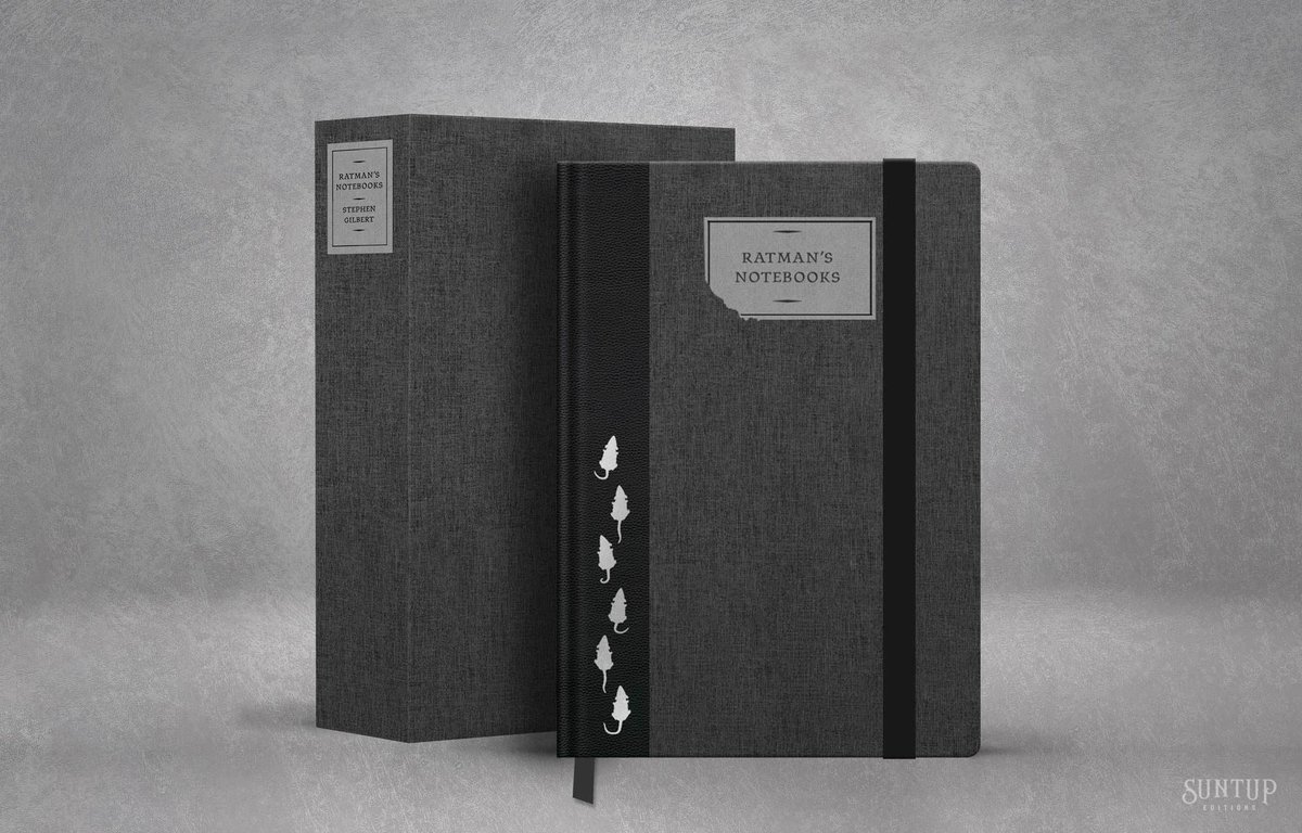 suntupeditions's tweet image. We are delighted to announce our limited edition of RATMAN&apos;S NOTEBOOKS by Stephen Gilbert, now available for pre-order here: suntup.press/ratmans-notebo… 

Basis for the 1971 film Willard, this is the first limited edition of Stephen Gilbert’s bestselling novel.