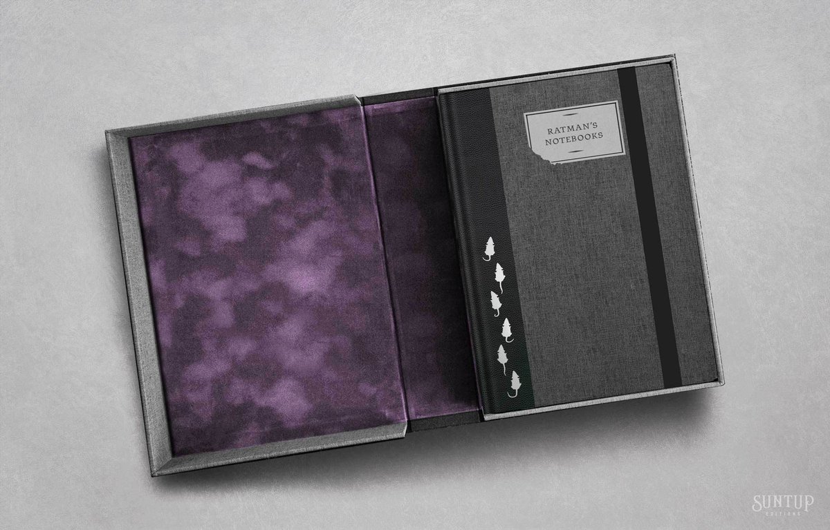 suntupeditions's tweet image. We are delighted to announce our limited edition of RATMAN&apos;S NOTEBOOKS by Stephen Gilbert, now available for pre-order here: suntup.press/ratmans-notebo… 

Basis for the 1971 film Willard, this is the first limited edition of Stephen Gilbert’s bestselling novel.