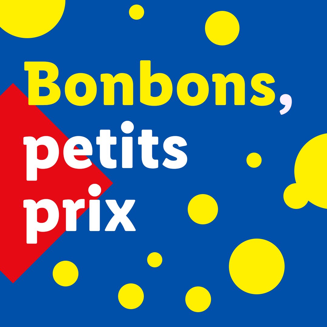 Bonbons, petits prix. Tout est dit. 🍬

➡️Les prix de 13 références de bonbons sont en chute libre dans votre Lidl préféré, avec des baisses pouvant aller jusqu’à 0,50€ !

Les confiseries qui ne coûtent pas bonbon, c’est seulement chez Lidl !