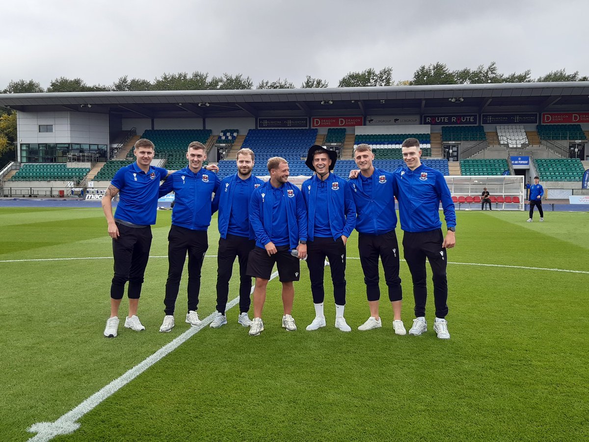 danielstorey85's tweet image. Am spending an amazing day and evening behind the scenes with Penybont FC as they play in the Europa Conference League and aim to win their first ever European match. Currently on the pitch walkout - kick off at 6pm.
Piece out early next week.