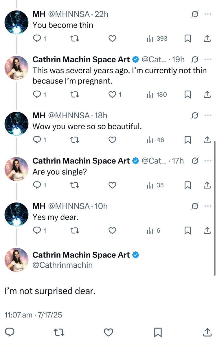 Cathrinmachin's tweet image. Walked right into that one… 🤭