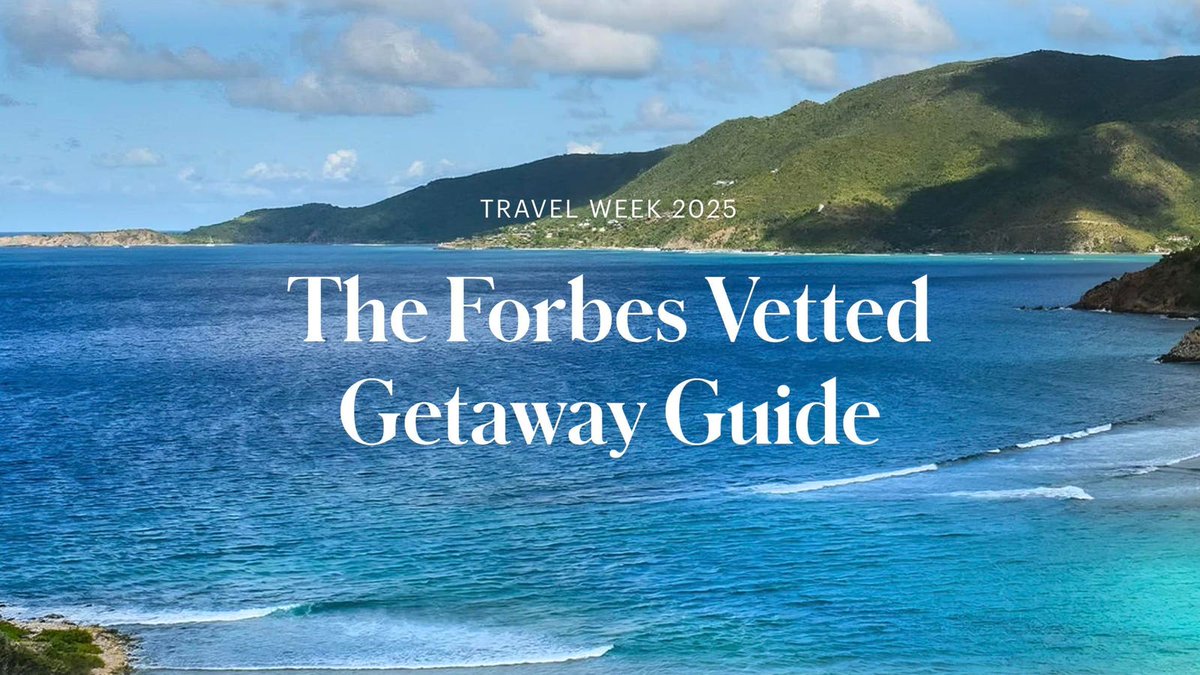 Travel Week 2025: The Forbes Vetted Getaway Guide trib.al/tR1CuTD via <a href="/ForbesVetted/">Forbes Vetted</a>