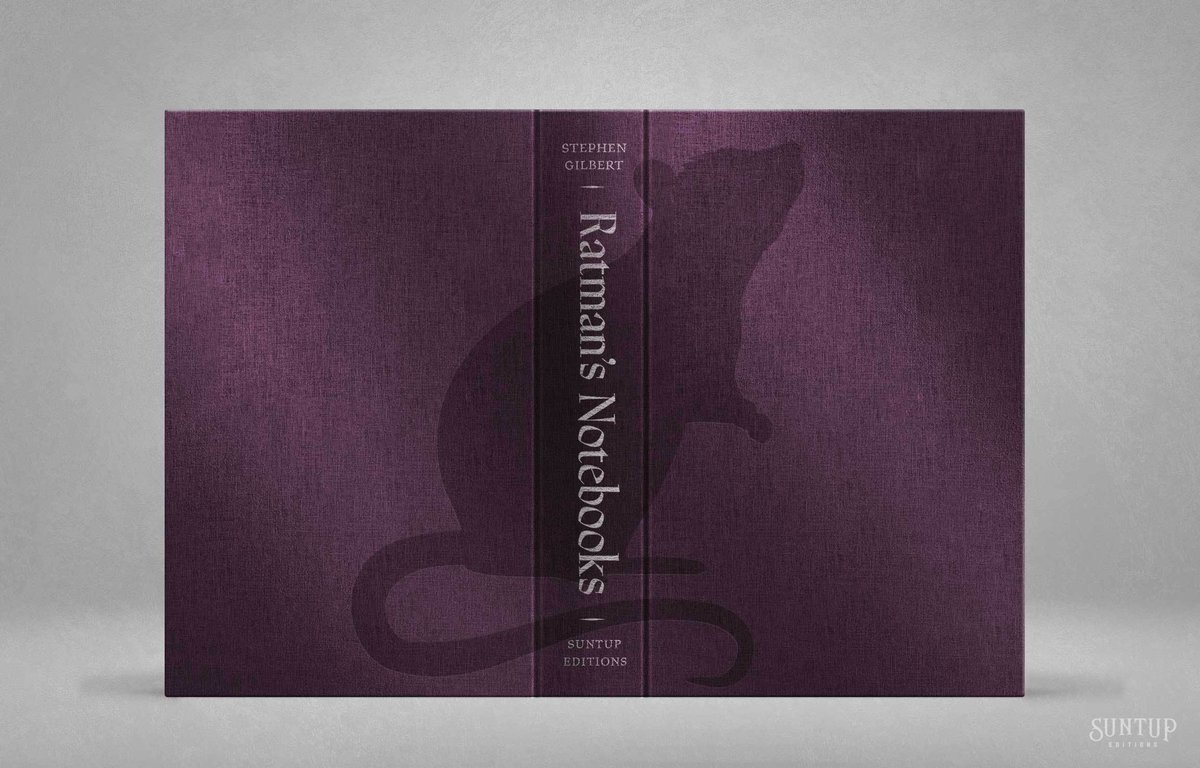 suntupeditions's tweet image. We are delighted to announce our limited edition of RATMAN&apos;S NOTEBOOKS by Stephen Gilbert, now available for pre-order here: suntup.press/ratmans-notebo… 

Basis for the 1971 film Willard, this is the first limited edition of Stephen Gilbert’s bestselling novel.