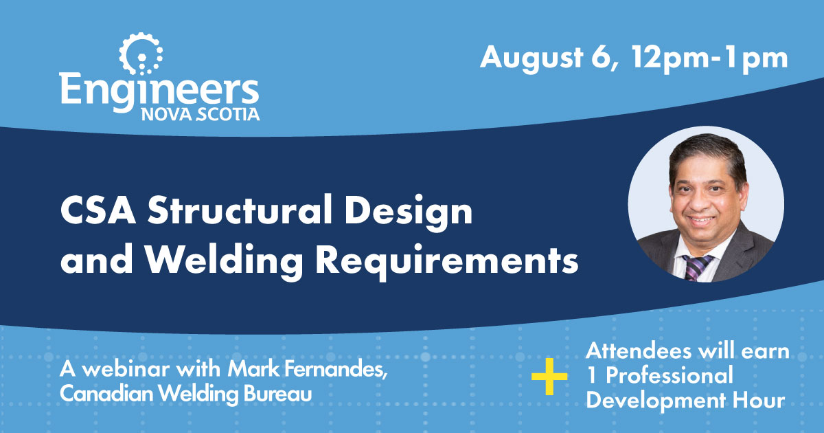 EngineersNS's tweet image. Join the Canadian Welding Bureau in August for a session that exposes what many teams miss! Learn about how welding certification ties directly into compliance with Canadian building codes, safety standards, and legal regulations.
Register now at engineersnovascotia.ca/events/view/?e…