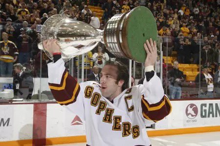 Mariucci_Guy's tweet image. What made the MacNaughton cup such a big deal to win was because the WCHA was a gauntlet. Beating out the likes of Denver, Wisconsin, North Dakota, UMD, St. Cloud, etc. was no small feat.
I feel the Big 10 has now reached this level. Every program is so strong. No easy nights.