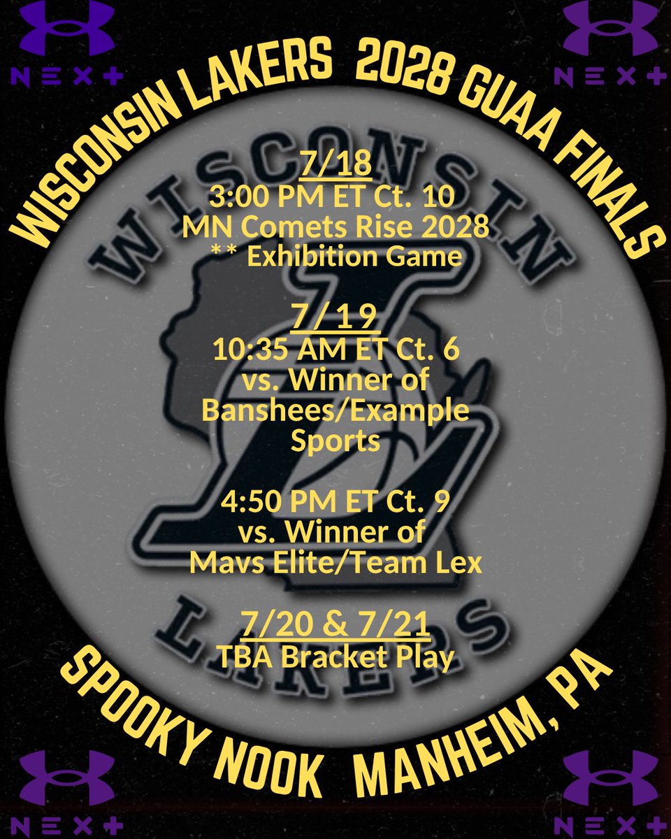 Hard to believe our <a href="/WisconsinLakers/">Wisconsin Lakers</a> season wraps up this weekend, but can’t wait to compete and have fun in the GUAA Finals! <a href="/BagoGirlsHoops/">Winnebago Girls Basketball</a>