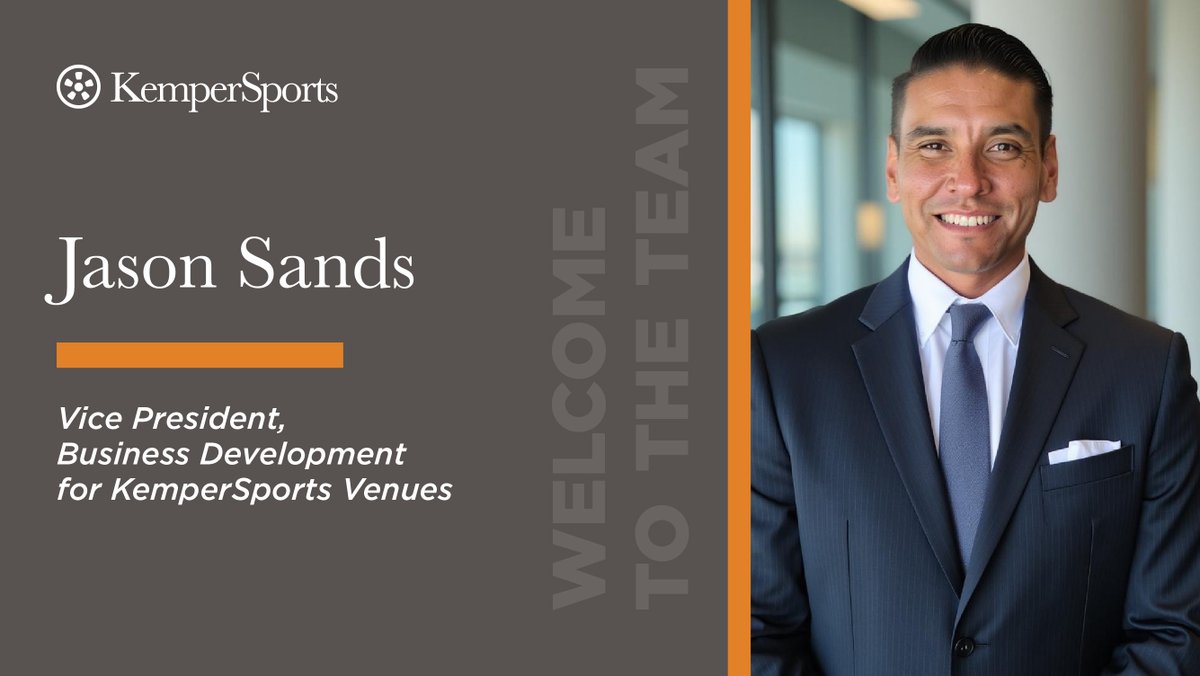 We’re thrilled to welcome Jason Sands to KemperSports as VP of Business Development for KemperSports Venues! 

Read more: bit.ly/4lZEOHF

#ThisIsKemperSports